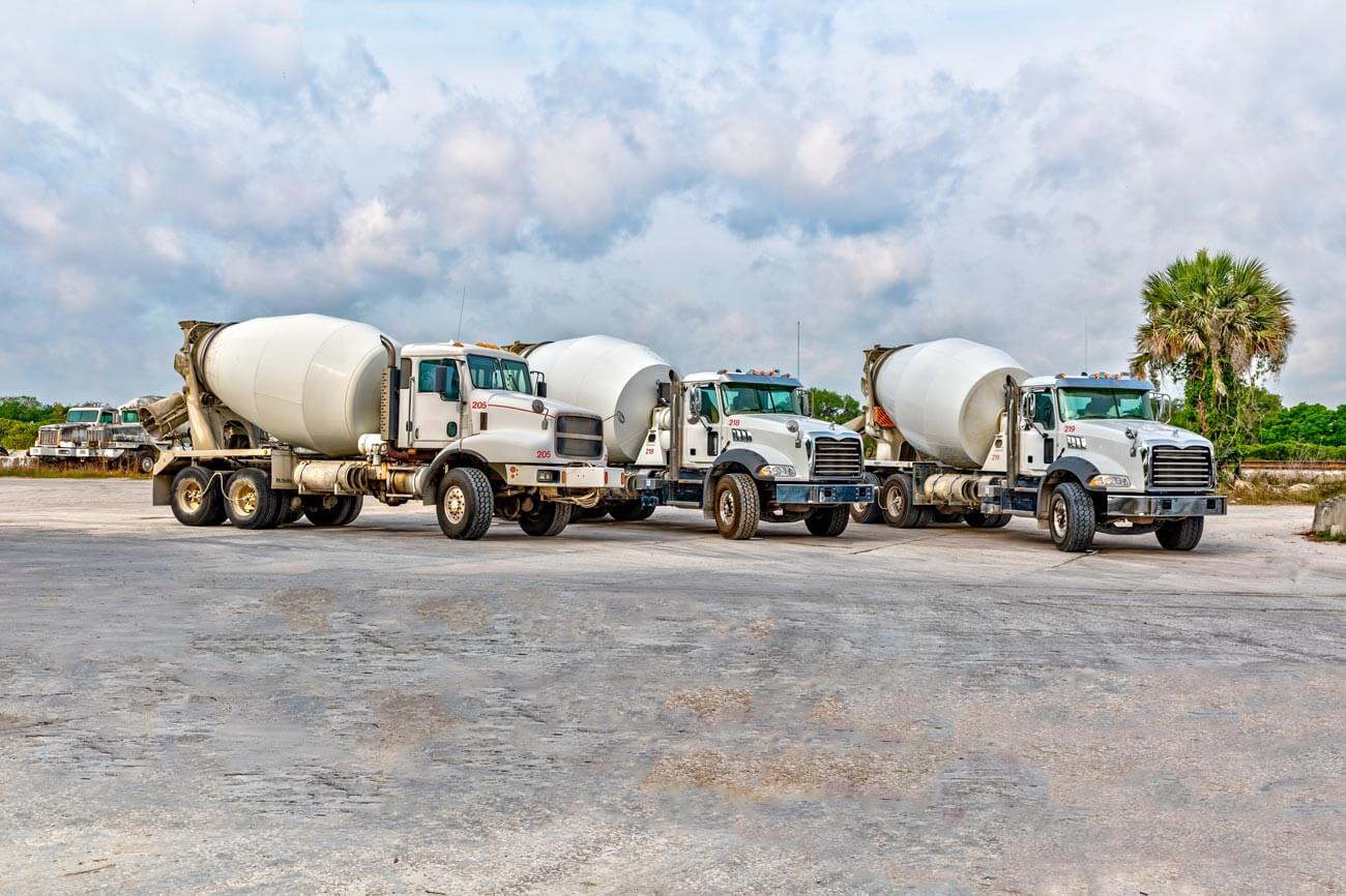 Ready mix truck cameras