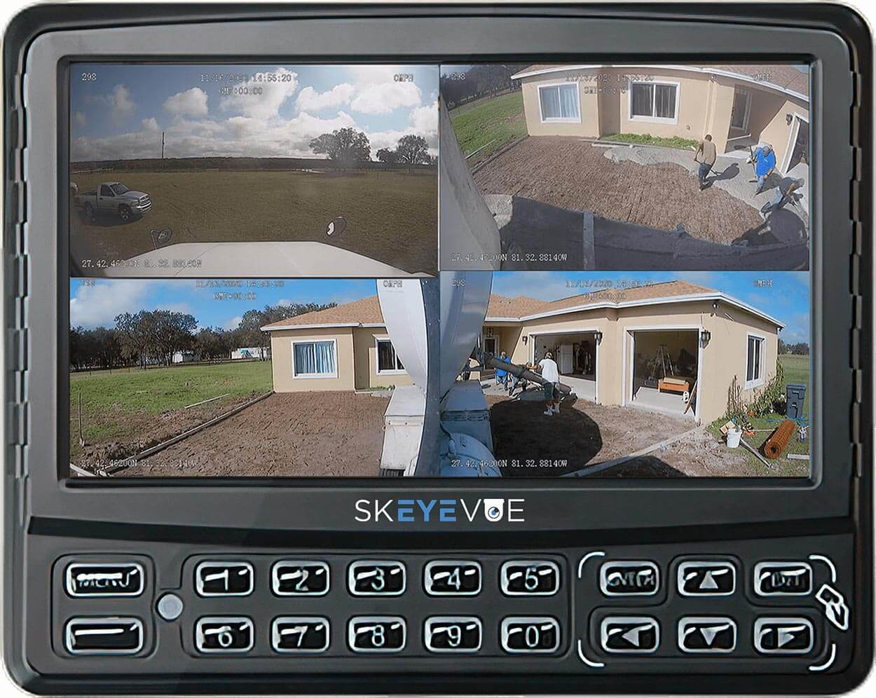 Dump Truck Camera System with 8 channel DVR from skEYEvue