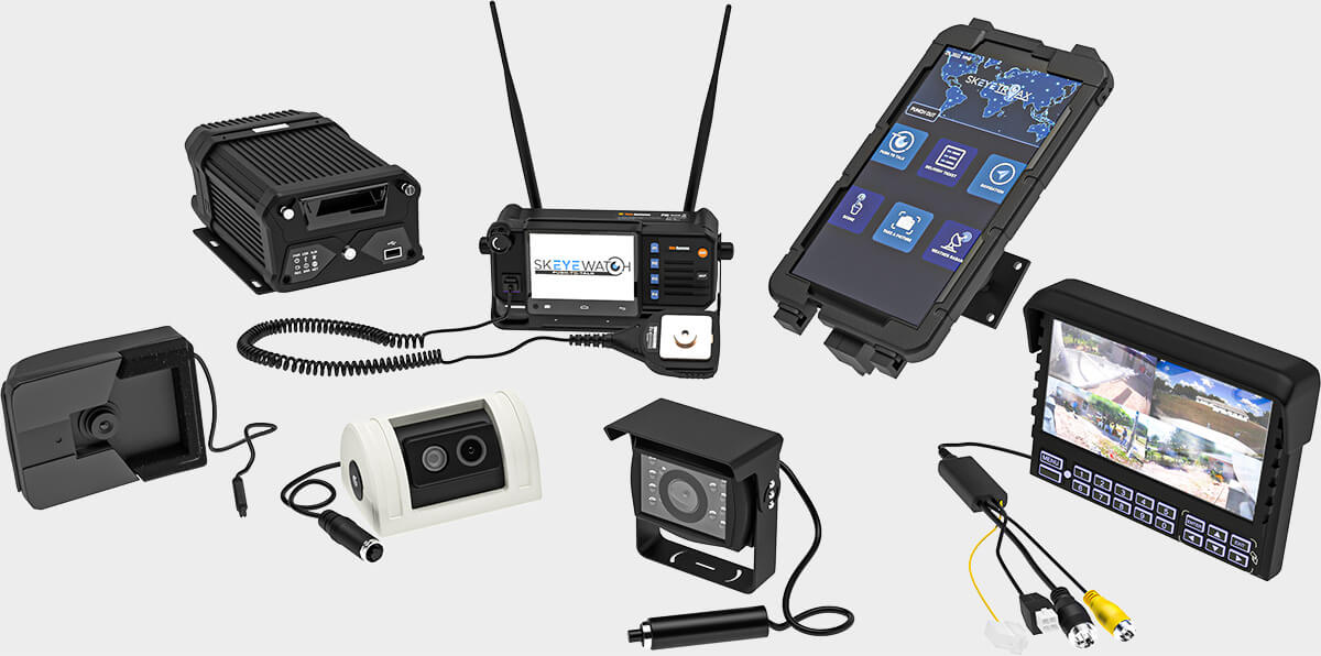 Dump Truck Camera System with 8 channel DVR from skEYEvue