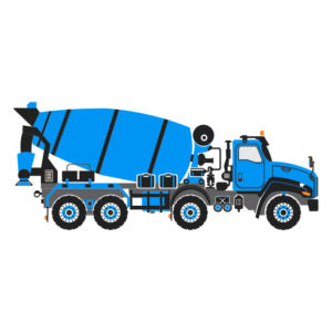 construction material delivery trucks