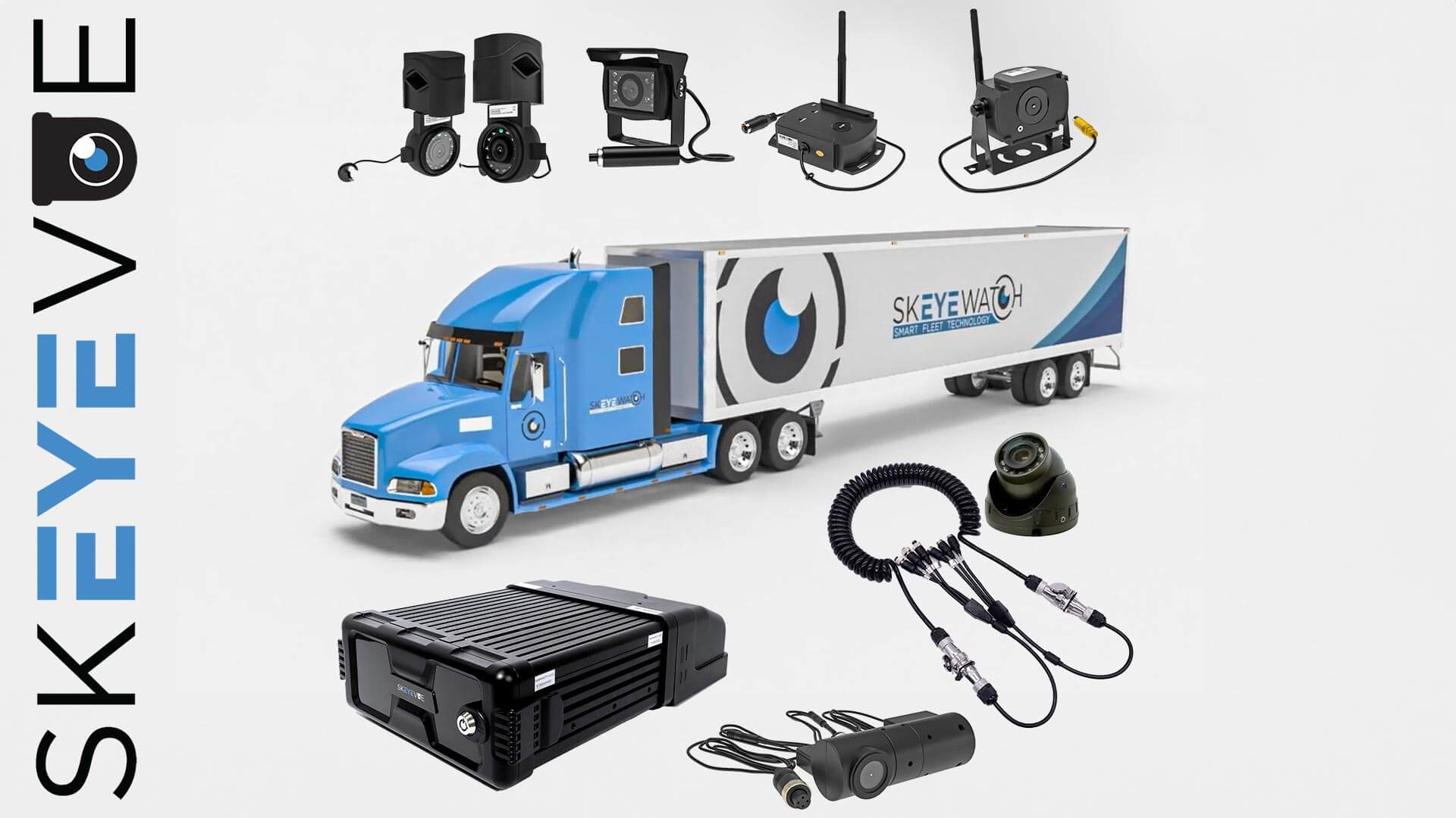 Semi Truck Camera System  Tractor Trailer Cameras - skEYEvue